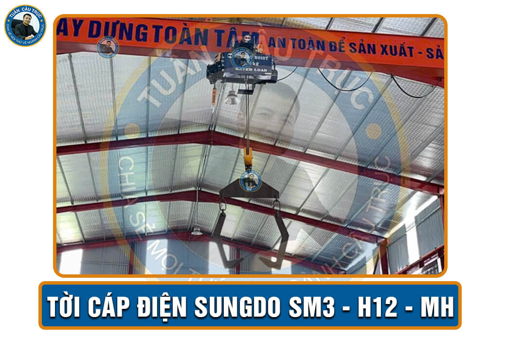 Tời cáp điện Sungdo SM3 - H12 - MH Tời cáp điện Sungdo SM3 - H12 - MH