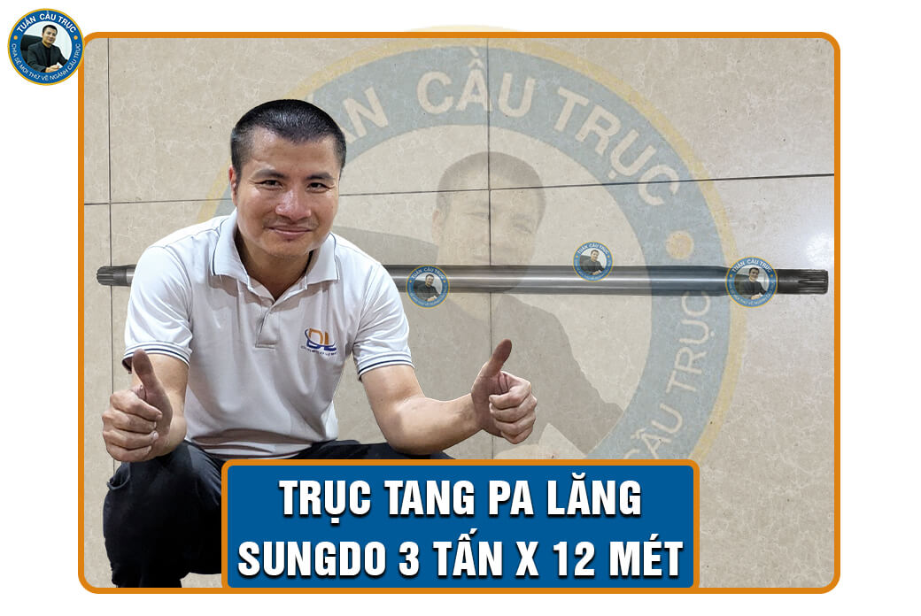 Trục tang pa lăng Sungdo 3 tấn x 12 mét Trục tang pa lăng Sungdo 3 tấn x 12 mét