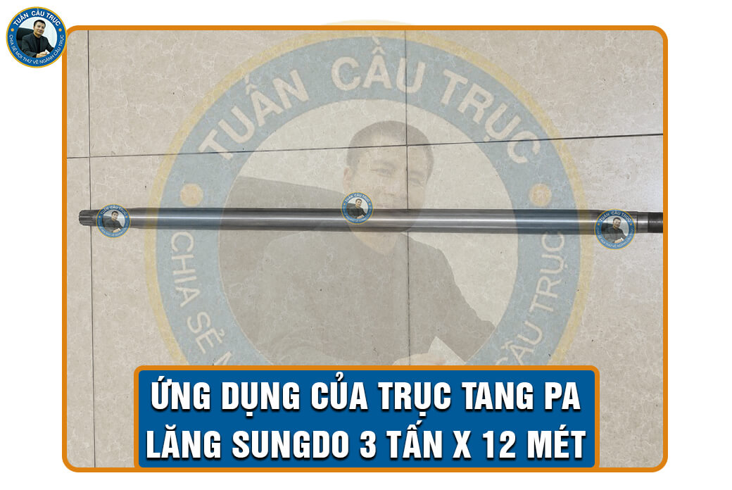 Ứng dụng của trục tang pa lăng sungdo 3 tấn x 12 mét Ứng dụng của trục tang pa lăng sungdo 3 tấn x 12 mét