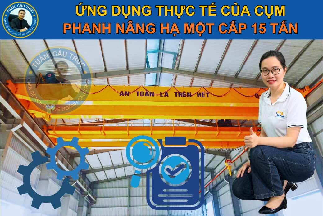 Ứng dụng của cụm phanh nâng hạ một cấp 15 tấn Ứng dụng của cụm phanh nâng hạ một cấp 15 tấn