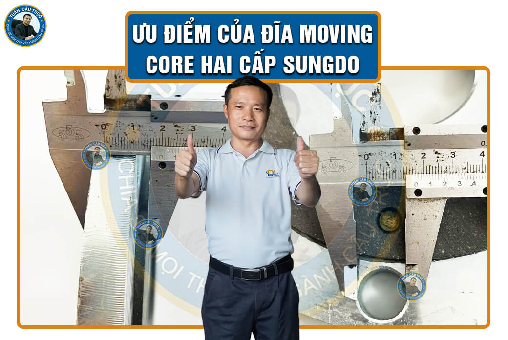 Ưu điểm của đĩa moving core hai cấp Sungdo Ưu điểm của đĩa moving core hai cấp Sungdo