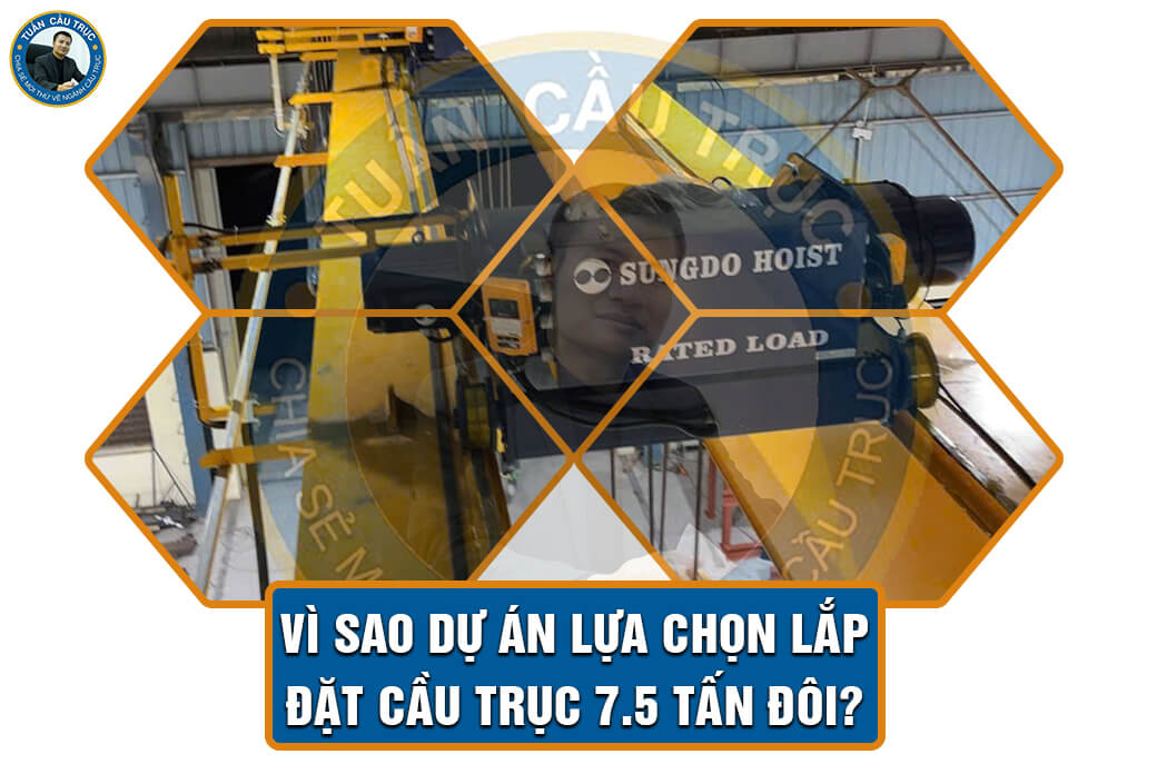Vì sao dự án lựa chọn lắp đặt cầu trục 7.5 tấn đôi? Vì sao dự án lựa chọn lắp đặt cầu trục 7.5 tấn đôi?