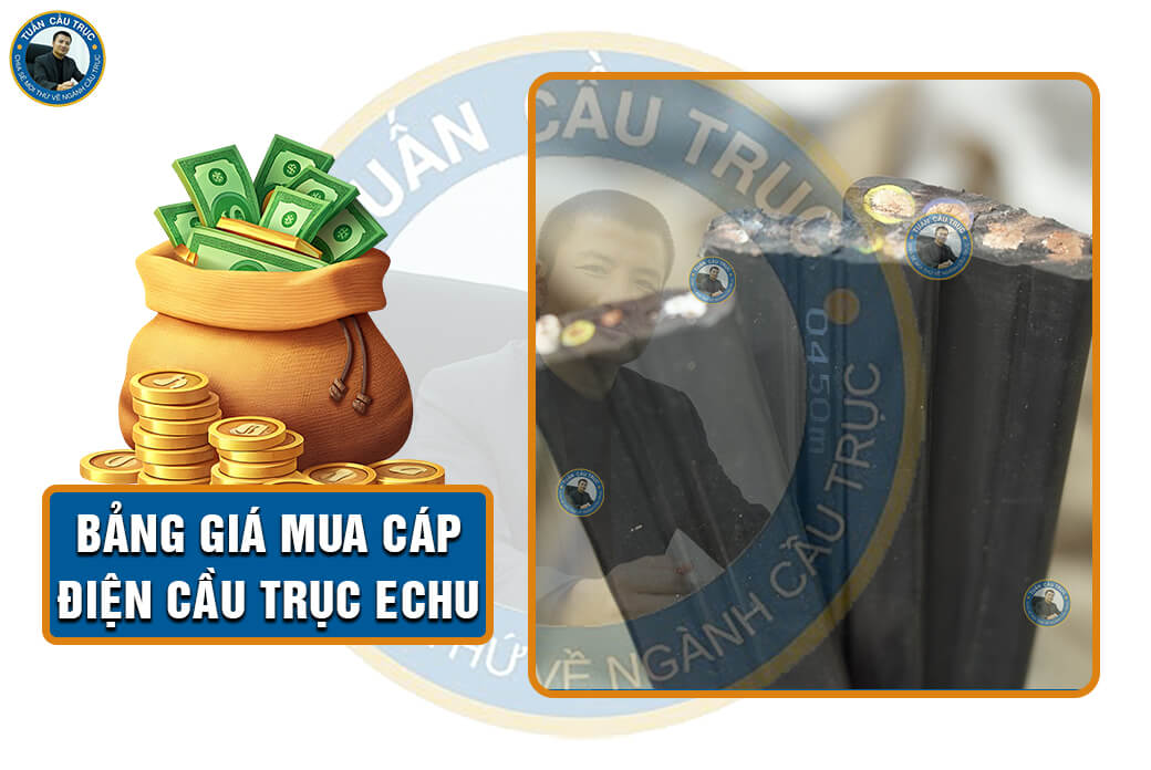 Bảng giá mua cáp điện cầu trục Echu Bảng giá mua cáp điện cầu trục Echu