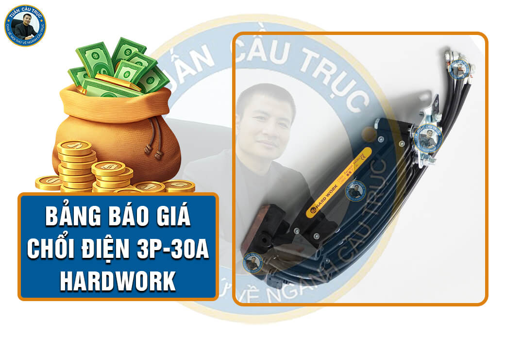 Bảng báo giá chổi điện 3P-30A Hardwork Bảng báo giá chổi điện 3P-30A Hardwork