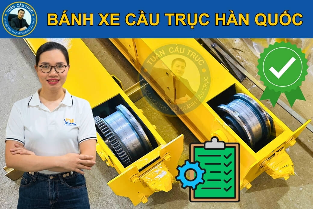 Bánh xe cầu trục Hàn Quốc Bánh xe cầu trục Hàn Quốc