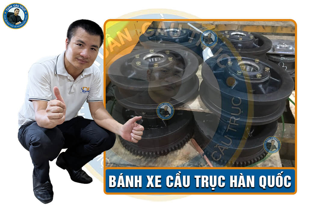 Bánh xe cầu trục Hàn Quốc Bánh xe cầu trục Hàn Quốc