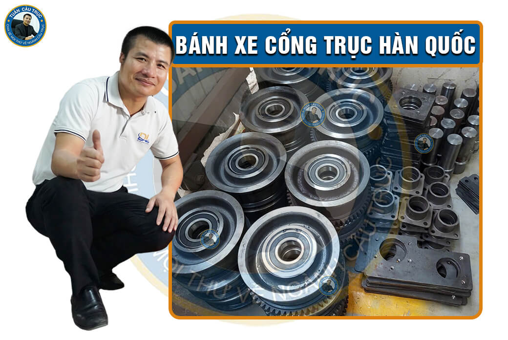 Bánh xe cổng trục Hàn Quốc Bánh xe cổng trục Hàn Quốc