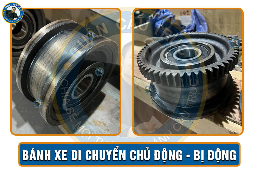 Bánh xe di chuyển chủ động - bị động Bánh xe di chuyển chủ động - bị động