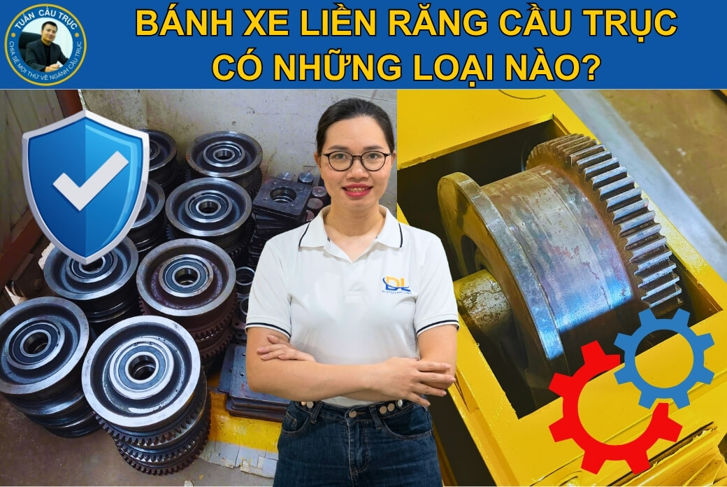 Bánh xe liền răng cầu trục có những loại nào? Bánh xe liền răng cầu trục có những loại nào?