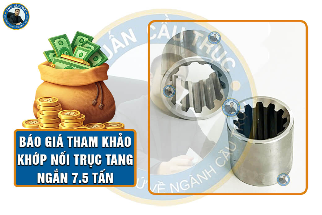 Báo giá tham khảo khớp nối trục tang ngắn 7.5 tấn Báo giá tham khảo khớp nối trục tang ngắn 7.5 tấn
