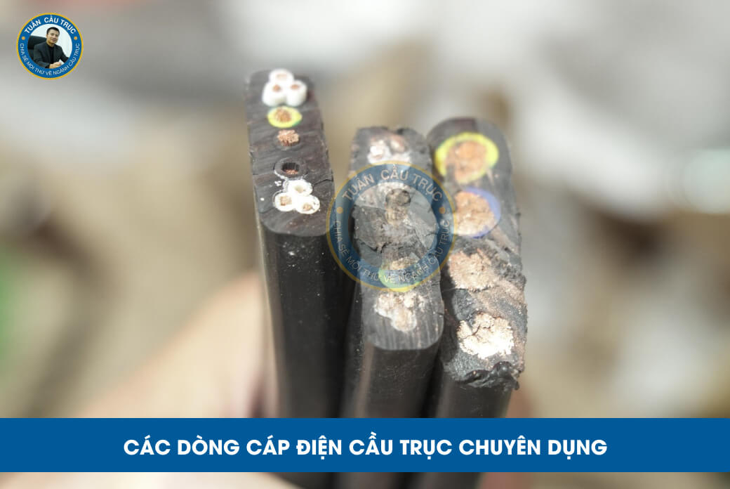 Các dòng cáp điện cầu trục chuyên dụng Các dòng cáp điện cầu trục chuyên dụng