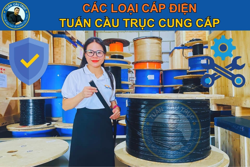 Các loại cáp điện Tuấn Cầu Trục cung cấp Các loại cáp điện Tuấn Cầu Trục cung cấp