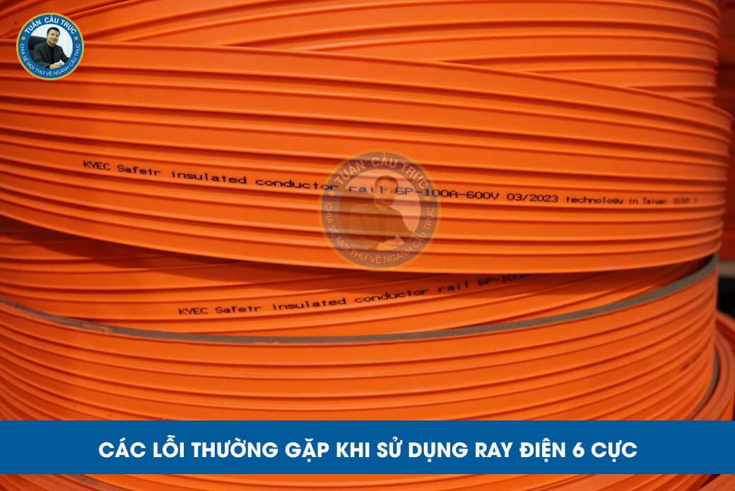 Các lỗi thường gặp khi sử dụng ray điện 6 cực Các lỗi thường gặp khi sử dụng ray điện 6 cực