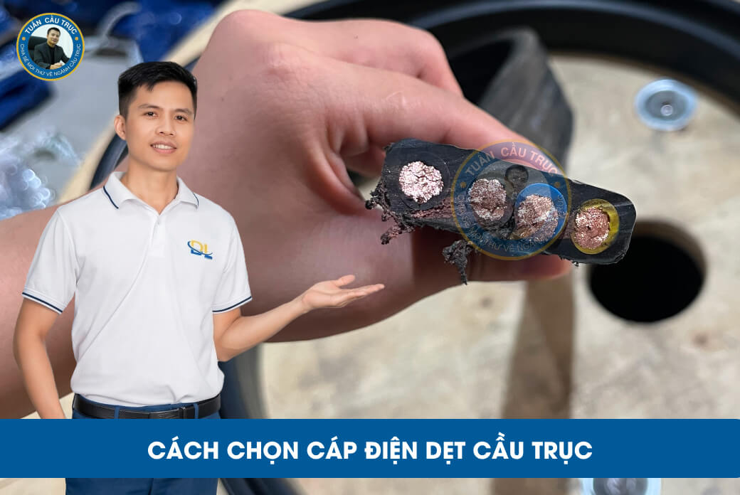 Cách chọn cáp điện dẹt cầu trục Cách chọn cáp điện dẹt cầu trục