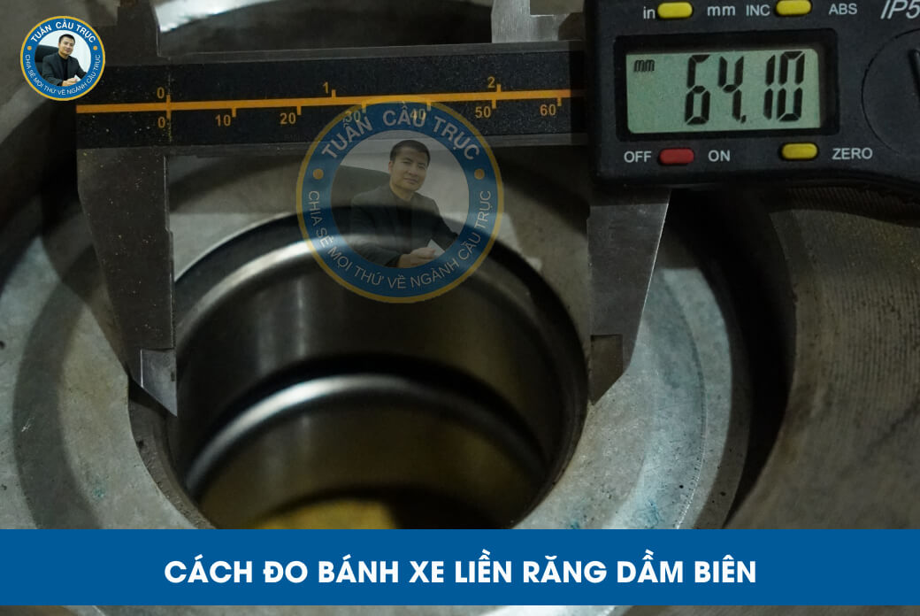 Cách đo bánh xe liền răng dầm biên Cách đo bánh xe liền răng dầm biên
