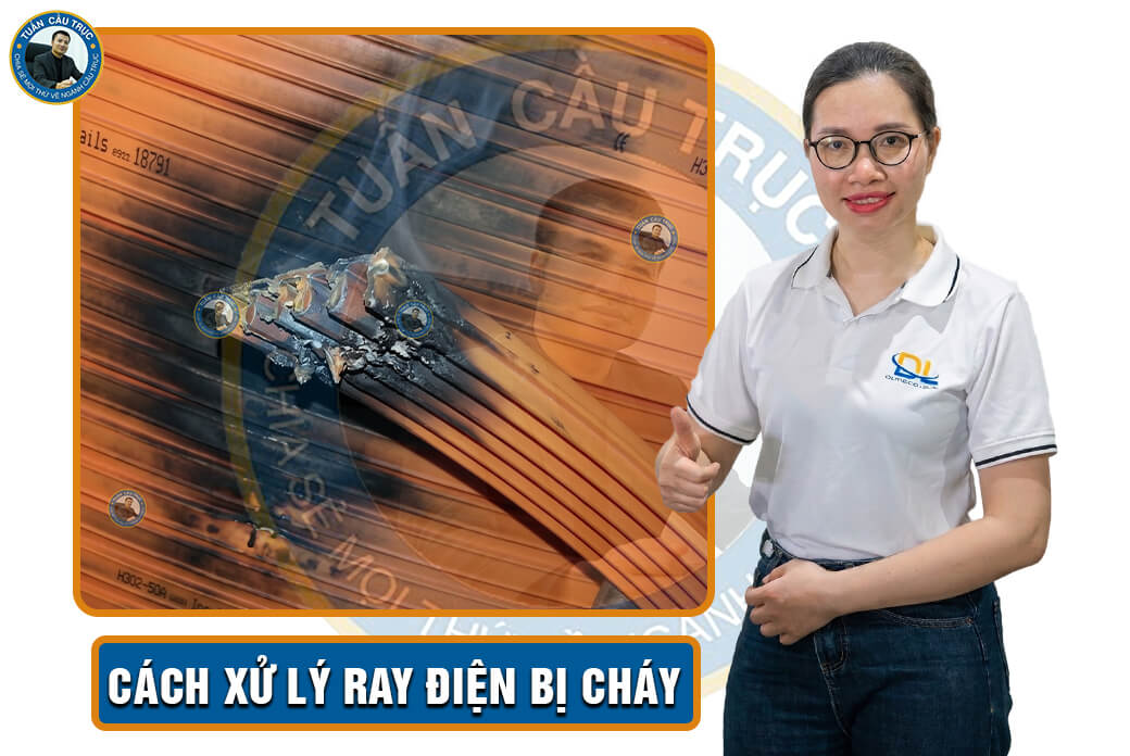 Cách xử lý ray điện bị cháy Cách xử lý ray điện bị cháy