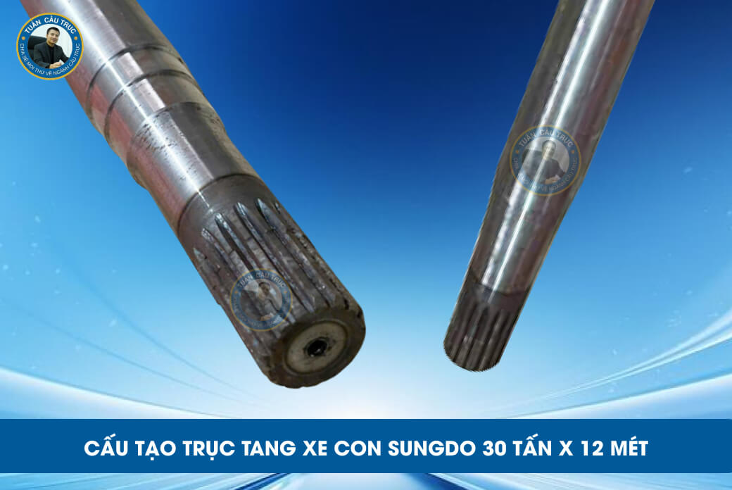 Cấu tạo trục tang xe con Sungdo 30 tấn x 12 mét Cấu tạo trục tang xe con Sungdo 30 tấn x 12 mét