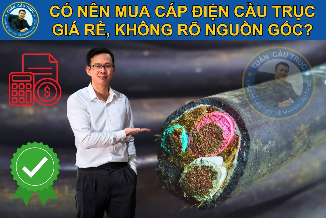 Có nên mua cáp điện cầu trục giá rẻ, không rõ nguồn gốc? Có nên mua cáp điện cầu trục giá rẻ, không rõ nguồn gốc?