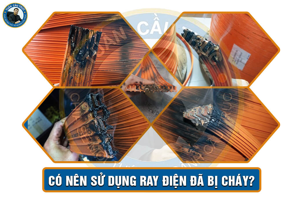 Có nên sử dụng ray điện đã bị cháy? Có nên sử dụng ray điện đã bị cháy?