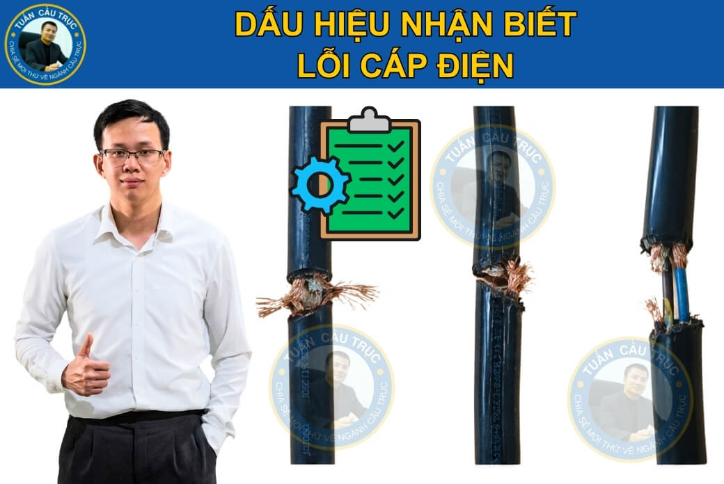 Dấu hiệu nhận biết lỗi cáp điện Dấu hiệu nhận biết lỗi cáp điện