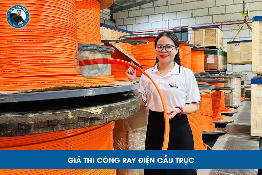 Giá thi công ray điện cầu trục Giá thi công ray điện cầu trục