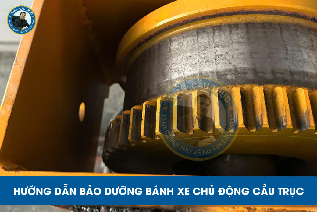 Hướng dẫn bảo dưỡng bánh xe chủ động cầu trục Hướng dẫn bảo dưỡng bánh xe chủ động cầu trục