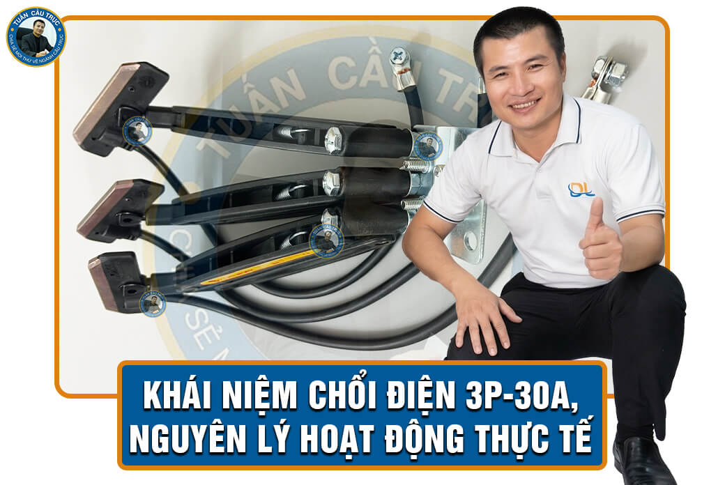 Khái niệm chổi điện 3P-30A, nguyên lý hoạt động thực tế Khái niệm chổi điện 3P-30A, nguyên lý hoạt động thực tế