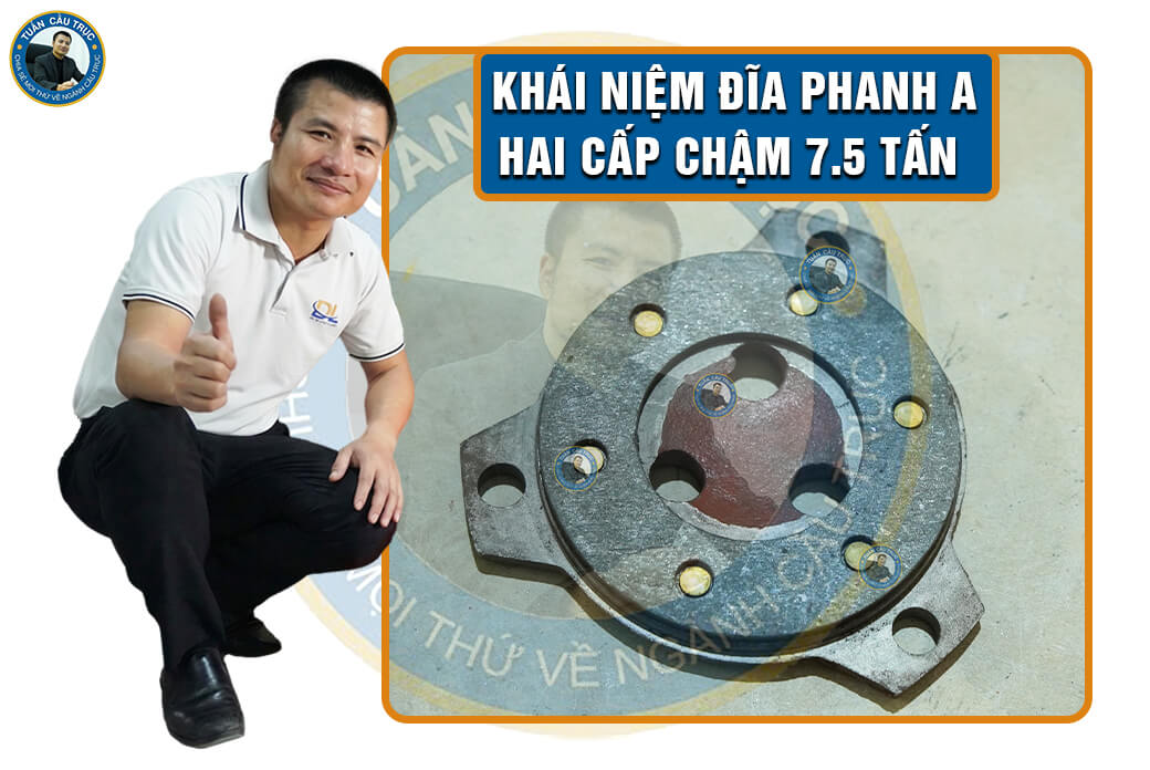 Khái niệm đĩa phanh A hai cấp chậm 7.5 tấn Khái niệm đĩa phanh A hai cấp chậm 7.5 tấn