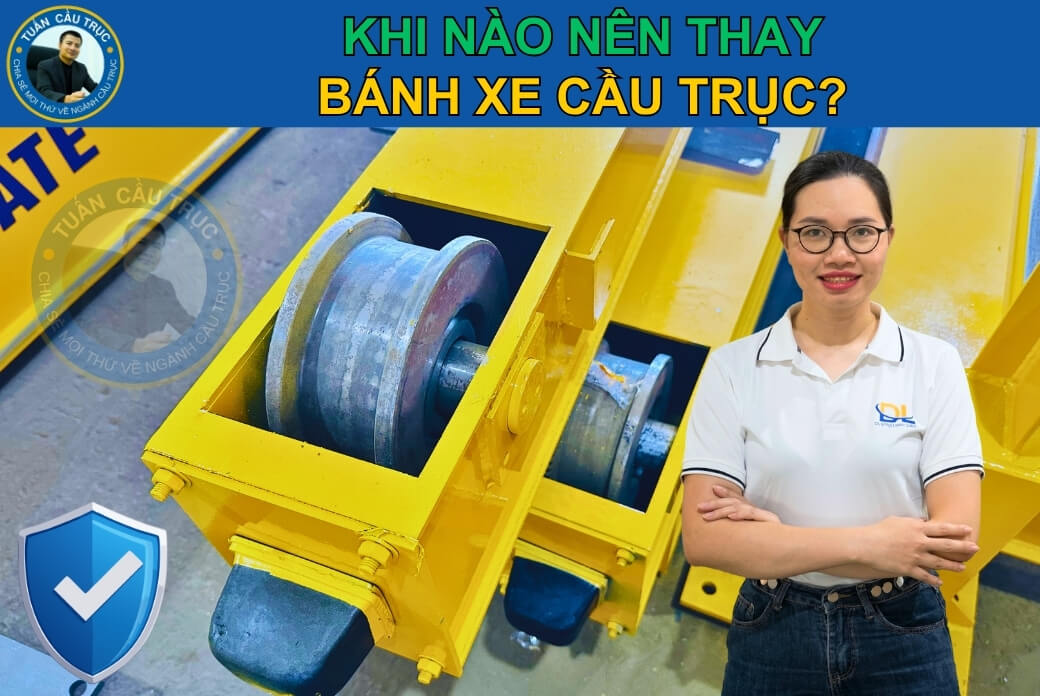Khi nào nên thay bánh xe cầu trục? Khi nào nên thay bánh xe cầu trục?