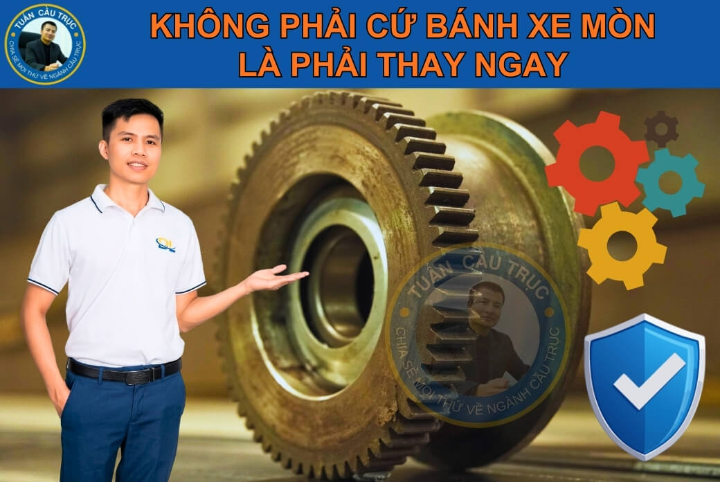 Không phải cứ bánh mòn là thay ngay Không phải cứ bánh mòn là thay ngay