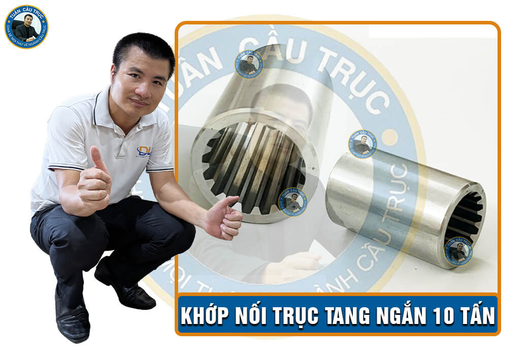 Khớp nối trục tang ngắn 10 tấn Khớp nối trục tang ngắn 10 tấn