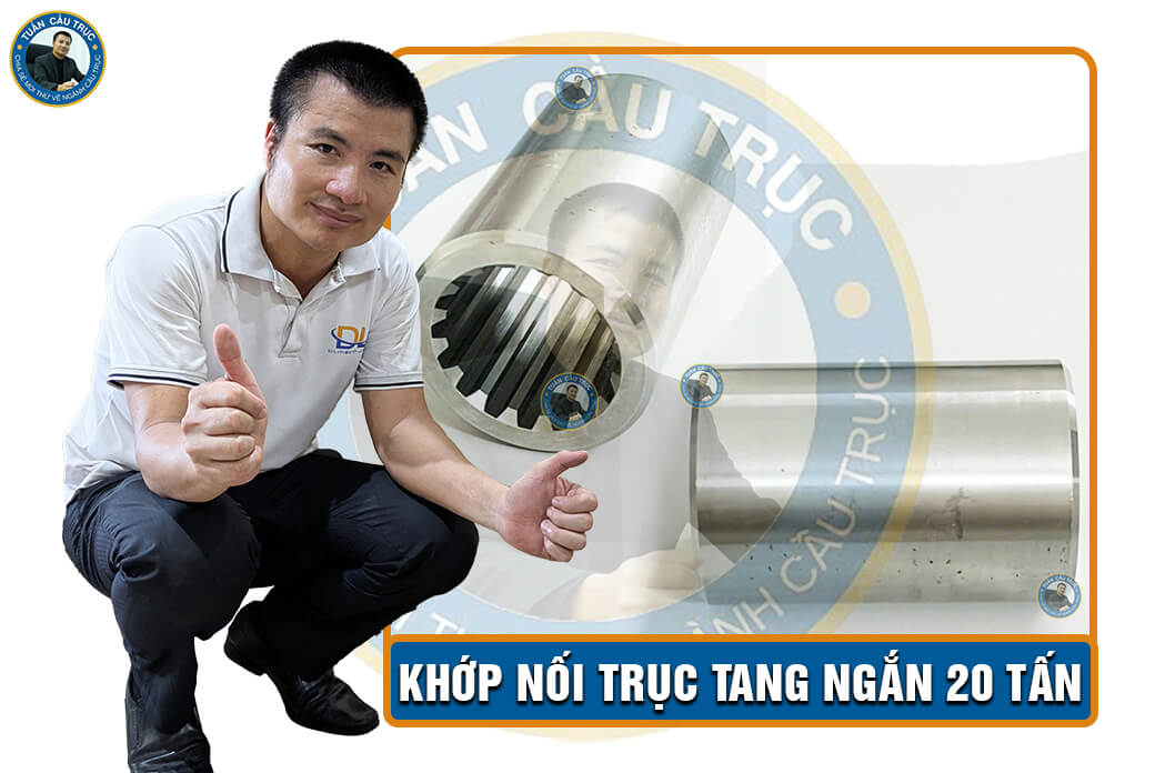 Khớp nối trục tang ngắn 20 tấn Khớp nối trục tang ngắn 20 tấn
