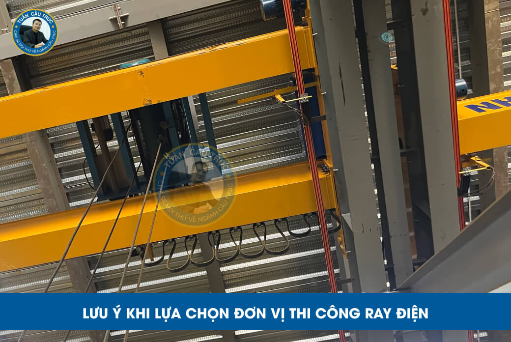 Lưu ý khi lựa chọn đơn vị thi công ray điện Lưu ý khi lựa chọn đơn vị thi công ray điện