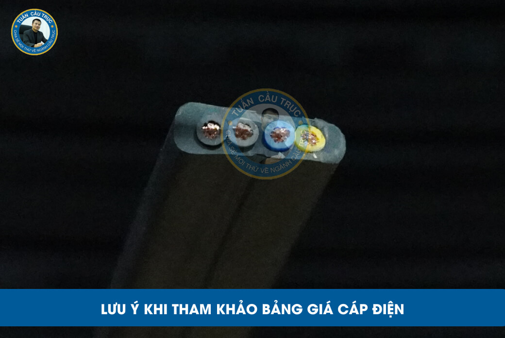 Lưu ý khi tham khảo bảng giá cáp điện Lưu ý khi tham khảo bảng giá cáp điện