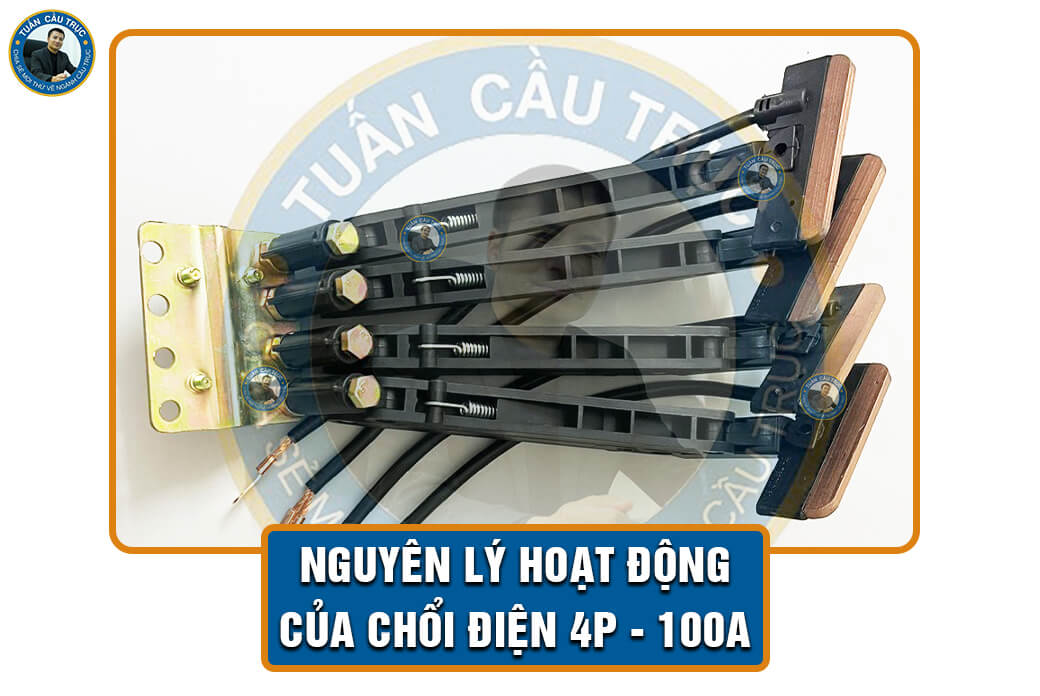 Nguyên lý hoạt động của chổi điện 4P - 100A Nguyên lý hoạt động của chổi điện 4P - 100A