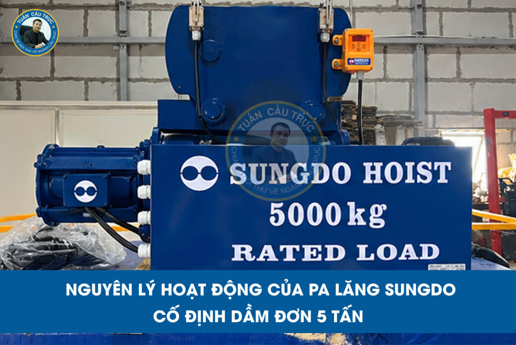 Nguyên lý hoạt động của pa lăng Sungdo cố định dầm đơn 5 tấn Nguyên lý hoạt động của pa lăng Sungdo cố định dầm đơn 5 tấn