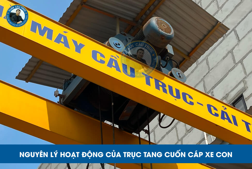 Nguyên lý hoạt động của trục tang cuốn cáp xe con Nguyên lý hoạt động của trục tang cuốn cáp xe con