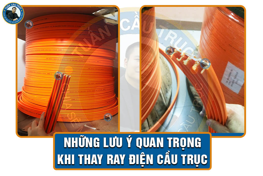 Những lưu ý quan trọng khi thay ray điện cầu trục Những lưu ý quan trọng khi thay ray điện cầu trục
