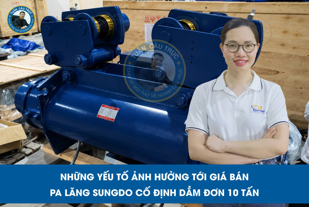 Những yếu tố ảnh hưởng tới giá bán pa lăng Sungdo cố định dầm đơn 10 tấn Những yếu tố ảnh hưởng tới giá bán pa lăng Sungdo cố định dầm đơn 10 tấn