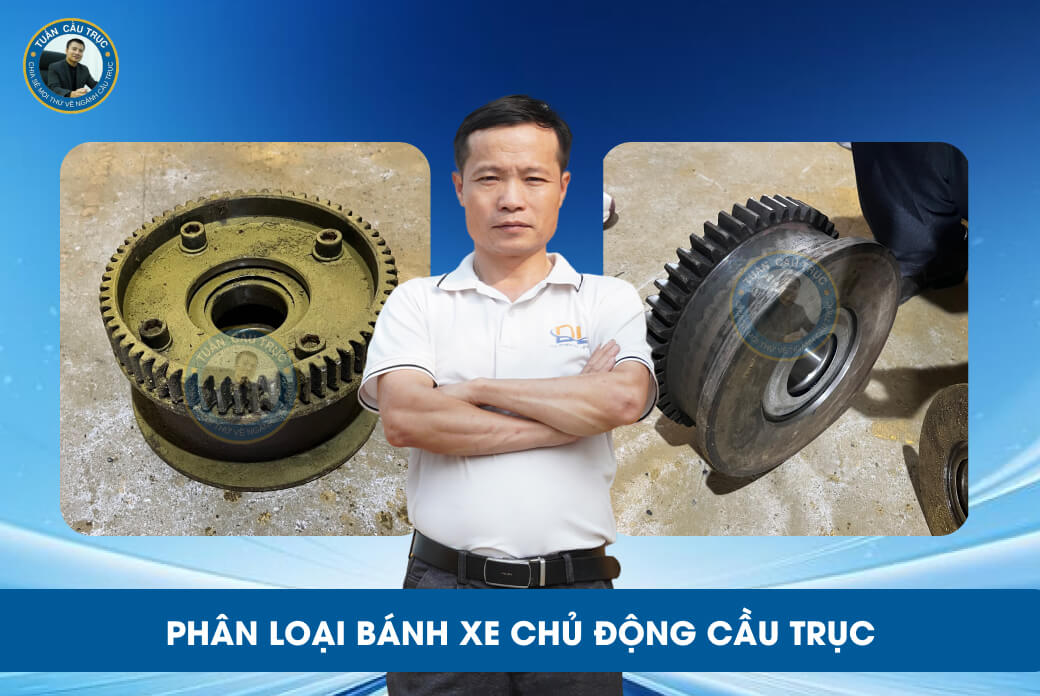 Phân loại bánh xe chủ động cầu trục Phân loại bánh xe chủ động cầu trục