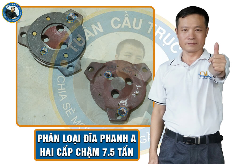 Phân loại đĩa phanh A hai cấp chậm 7.5 tấn Phân loại đĩa phanh A hai cấp chậm 7.5 tấn