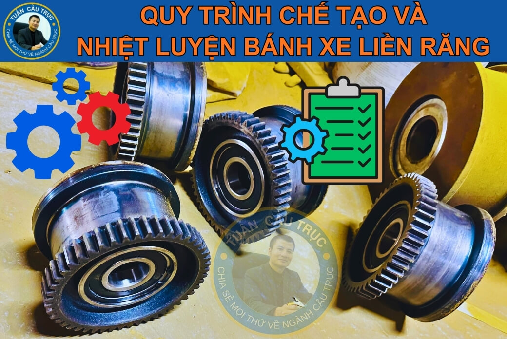 Quy trình chế tạo và nhiệt luyện bánh xe liền răng Quy trình chế tạo và nhiệt luyện bánh xe liền răng