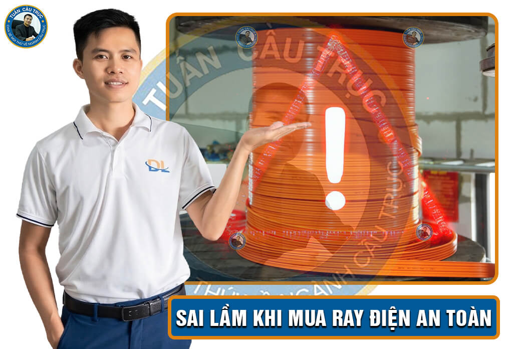 Sai lầm khi mua ray điện an toàn Sai lầm khi mua ray điện an toàn