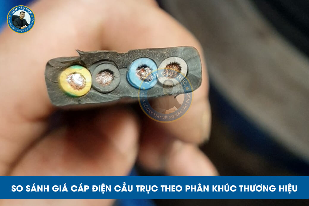 So sánh giá cáp điện cầu trục theo phân khúc thương hiệu So sánh giá cáp điện cầu trục theo phân khúc thương hiệu