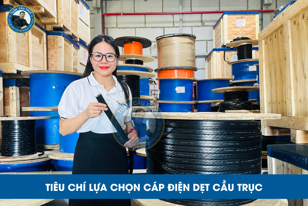 Tiêu chí lựa chọn cáp điện dẹt cầu trục Tiêu chí lựa chọn cáp điện dẹt cầu trục
