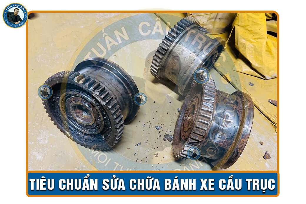Tiêu chuẩn sửa chữa bánh xe cầu trục Tiêu chuẩn sửa chữa bánh xe cầu trục