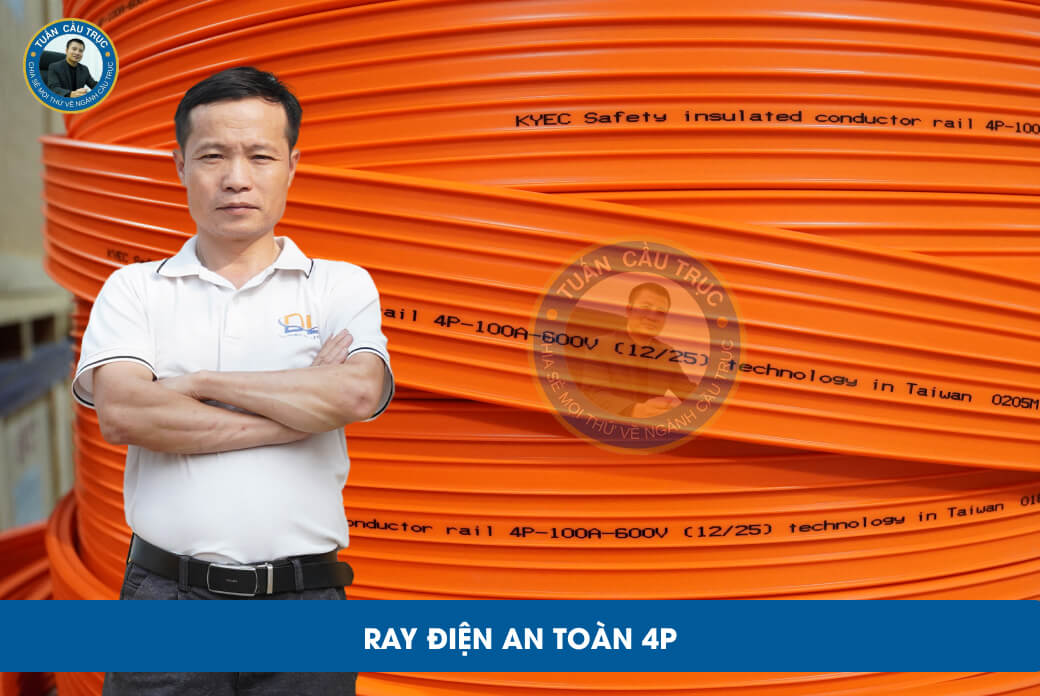 Ray điện an toàn 4P Ray điện an toàn 4P