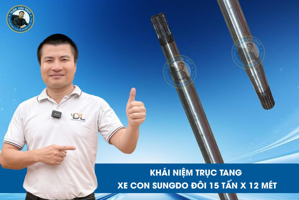 Khái niệm trục tang xe con Sungdo đôi 15 tấn x 12 mét Khái niệm trục tang xe con Sungdo đôi 15 tấn x 12 mét