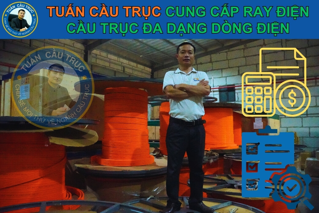 Tuấn Cầu Trục cung cấp ray điện cầu trục đa dạng dòng điện Tuấn Cầu Trục cung cấp ray điện cầu trục đa dạng dòng điện