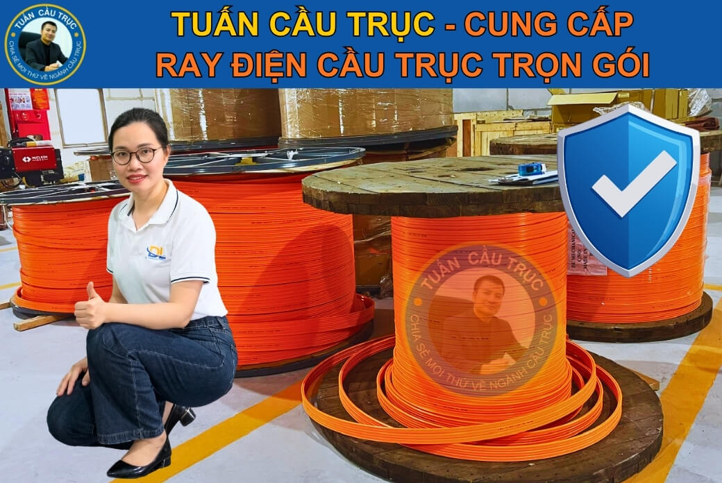 Tuấn Cầu Trục cung cấp ray điện cầu trục trọn gói Tuấn Cầu Trục cung cấp ray điện cầu trục trọn gói